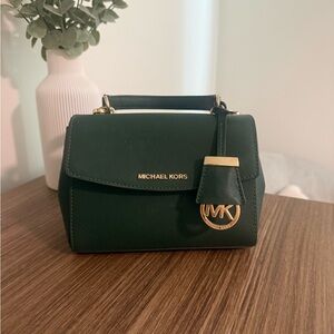 Michael Kors Dark Green Mini Bag
